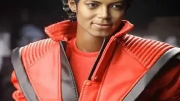 Chaqueta roja de la era del thriller de Michael Jackson en 5 chaquetas icónicas llevadas por Michael Jackson #mj #michaeljackson #kingofpop #shorts
