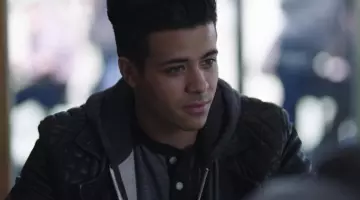 Tony (Christian Navarro) AllSaints leather jacket in 13 reasons Why