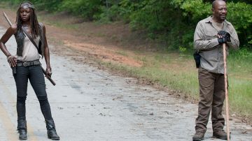 Boots Timberland of Morgan Jones (Lennie James) in The Walking Dead