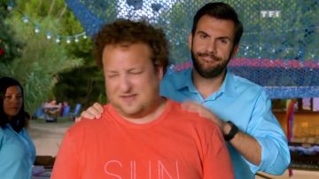 The t-shirt Sun Day orange Gilles in Camping Paradise of the 17/04/2017