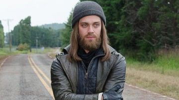 Le bonnet gris de Jesus (Tom Payne) dans The Walking Dead
