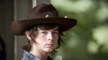 El sombrero del sheriff de Carl Grimes en The Walking Dead