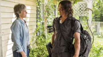 The denim shirt, Carol Peletier (Melissa McBride) in The Walking Dead S07E10