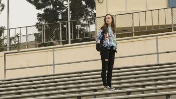 Les chaussures Vans SK8 Hi de Alicia Clark (Alycia Debnam-Carey) dans Fear The Walking Dead