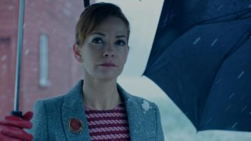 The plaid dress by Penelope Blossom (Nathalie Boltt) in Riverdale