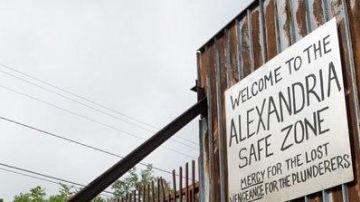 Le panneau d'Alexandria dans The Walking Dead