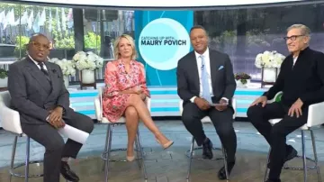 Lisi Lerch Button Earrings worn by Dylan Dreyer as seen in Today on April 27, 2026