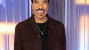 American Idol S24 Lionel Richie Camisa de ante de Lionel Richie tal como se ve en American Idol