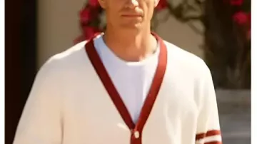 Imperfect Women 2026 Joel Kinnaman 4-Bar Stripe Cardigan