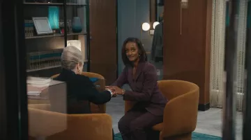 Alexander McQueen One Button Wool Jacket worn by Olympia Lawrence (Skye P. Marshall) as seen in Matlock (S02E15)