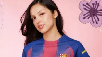Olivia Rodrigo Maillot Barcelone d’Olivia Rodrigo en ????OLIVA RODRIGO EN MAILLOT BARÇA EN #shorts #oliviarodrigo #fcbarcelona #laliga CLASSIQUE