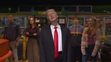 Marine Layer Signature Cotton Blend Fleece Hoodie worn by Marcello Hernandez as seen in Saturday Night Live (S51E15)