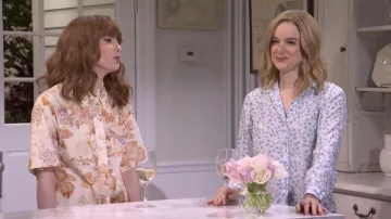 Alémais Women's Philomena Shirt worn by Sarah Sherman as seen in Saturday Night Live (S51E16)