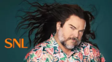 Tommy Bahama Bahama Coast Wild Vines IslandZone® Shirt worn by Jack Black as seen in Saturday Night Live (S51E16)