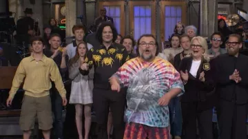 Third Man Records Killer Tarantula Ricky Jacket worn by Jack White as seen in Saturday Night Live (S51E16)