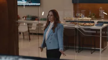 TWP Next Ex Ruffle Crop Shirt worn by Maddie Buckley (Jennifer Love Hewitt) as seen in 9-1-1 (S09E17)