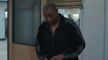 Adidas FIrebird Adilenium Track Top Denim worn by Henrietta Wilson (Aisha Hinds) as seen in 9-1-1 (S09E17)