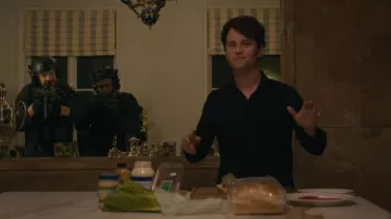 John Varvatos Men's Ramona Abstract Jacquard Western Shirt worn by Alan Starzinski as seen in 9-1-1 (S09E17)