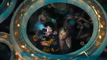 Saint Mxxxxxx Soul On Fire Long Sleeve T Shirt worn by Brandon Fontaine (Jeff Wahlberg) as seen in Euphoria (S03E04)