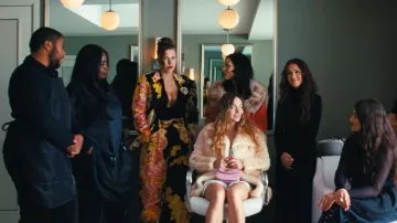 Dries Van Noten Floral Blazer worn by Stylist as seen in Euphoria (S03E04)