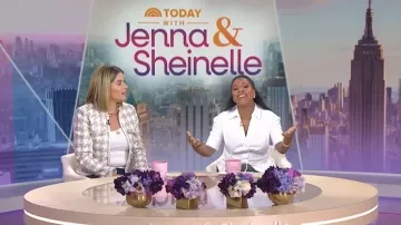Me + Em Heritage Jacket worn by Jenna Bush Hager as seen in Today with Jenna & Sheinelle on  May 1, 2026