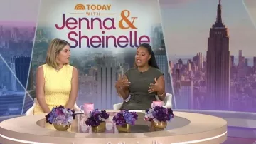 Reiss Ava Belted Midi Dress worn by Sheinelle Jones as seen in Today with Jenna & Sheinelle on May 4, 2026