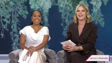 Me + Em Crop Wide-Leg Trouser worn by Jenna Bush Hager as seen in Today with Jenna & Sheinelle on May 5, 2026