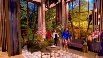 Ulla Johnson Matilde Sequin Knit Skirt worn by Sunny Hostin as seen in The View on April 29, 2026