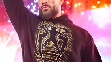 Roman Reigns Monday Night RAW 2026 Black Hoodie