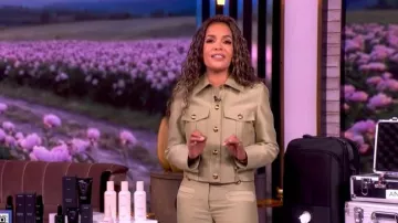Zimmermann Rebellion Low-Rise Flare Pant worn by Sunny Hostin as seen in The View on April 30, 2026