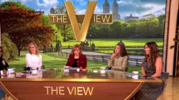 Staud Romy Dress worn by Alyssa Farah Griffin as seen in The View on April 30, 2026