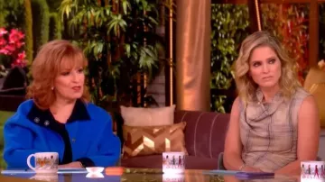 Kenneth Jay Lane Gold & Aqua Drop Clip Earrings worn by Joy Behar as seen in The View on May 1, 2026