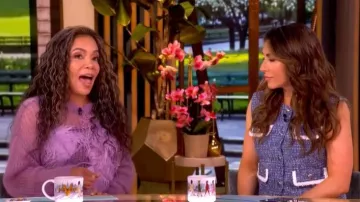 Maje Tweed Vest worn by Alyssa Farah Griffin as seen in The View on May 5, 2026