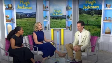 Veronica Beard Elsy Leather-Buckle Belt worn by Jenna Bush Hager as seen in Today with Jenna & Sheinelle on May 6, 2026