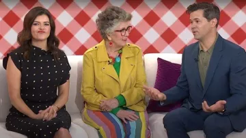 Pendientes Prue by Zsiska Flora de 1 cuenta que lleva Prue Leith, visto en Today el 6 de mayo de 2026