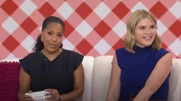 Me + Em 2-in-1 Knit Maxi Dress worn by Jenna Bush Hager as seen in Today with Jenna & Sheinelle on May 6, 2026