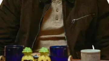 Brown Jacket worn by Dave Woods (Peter Gadiot) in Memory of a Killer (S01)