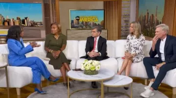 Gabriela Hearst Vesta Pant worn by Deborah Roberts as seen in Good Morning America on April 29, 2026