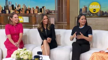 J. Crew Elsie Shirt-dress worn by Elizabeth Schulze as seen in Good Morning America on April 30, 2026