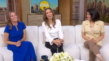 Vestido Maxi Me+Em Fit + Flare llevado por Mary Bruce visto en Good Morning America el 1 de mayo de 2026
