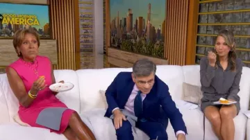 Diane Von Furstenberg Taya Dress llevado por Ginger Zee visto en Good Morning America el 5 de mayo de 2026