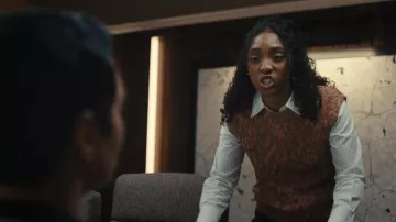 Rachel Comey Brocca Vest worn by Faith Mitchell (Iantha Richardson) as seen in Will Trent (S04E16)