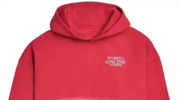 Taylor Swift It’s Been A Long Time Coming Red Hoodie