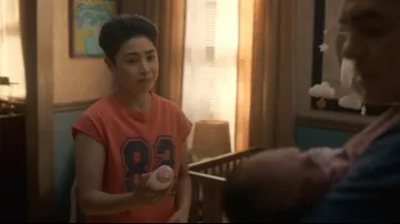 Urban Outfitters Physical Education Cutoff Muscle Tee worn by Nico (Cora Lu Tran) as seen in Will Trent (S04E18)