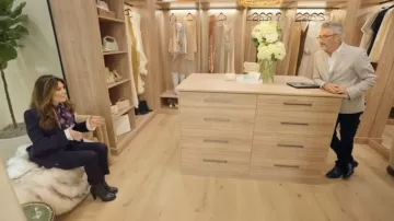Chanel Calfskin Patent Cap Toe CC Short Boots 40 Black worn by Lisa Vanderpump as seen in Rock the Block (S07E01)