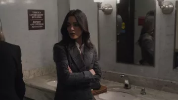 Ralph Lauren Kent Wool Blazer worn by Samantha Maroun (Odelya Halevi) as seen in Law & Order (S25E11)
