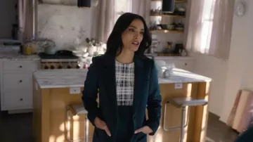 Weekend Max Mara Pre Owned Blouse worn by Samantha Maroun (Odelya Halevi) as seen in Law & Order (S25E14)