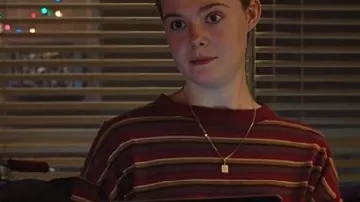 Margos Got Money Troubles Elle Fanning Striped Shirt worn by Margo Millet (Elle Fanning) as seen in Margo's Got Money Troubles (S01)
