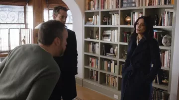 Mackage Norita Belted Double Face Wool Coat worn by Samantha Maroun (Odelya Halevi) as seen in Law & Order (S25E17)