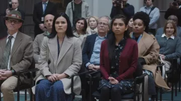 Levi's Black Floral Mini Lea Button Up Dress worn by Luna (Isabella Miranda) as seen in Law & Order (S25E17)